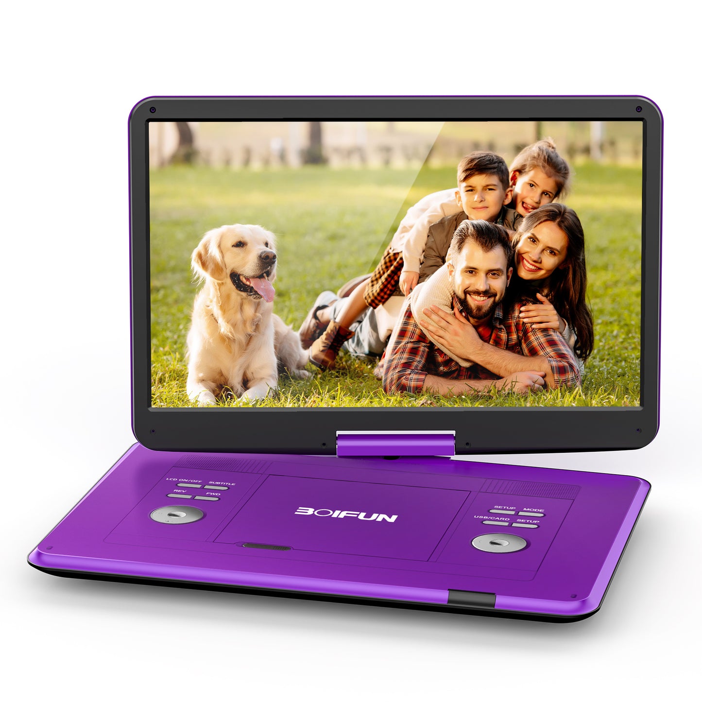 BOIFUN DVD Player Portable BFN-162 Purple